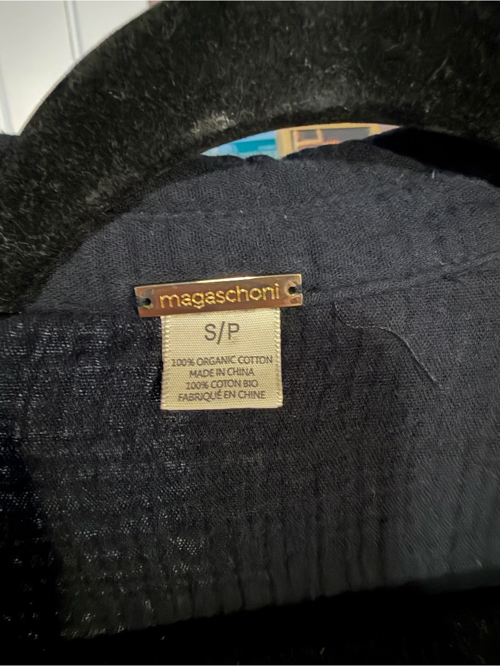 Black Button-Up Lightweight Shirt Jacket - Picture 3 of 3